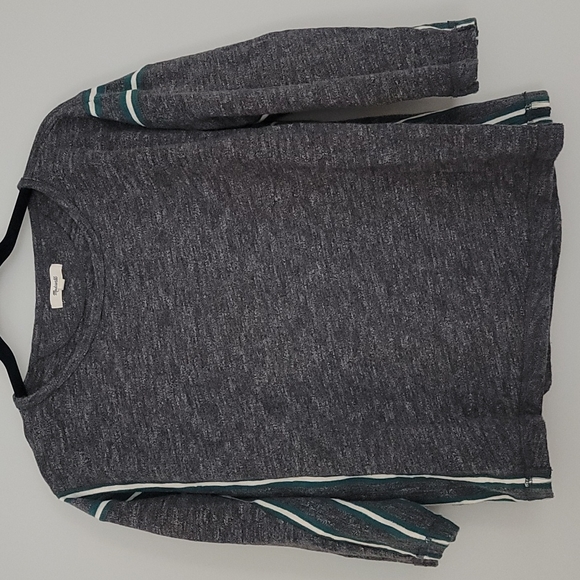 Madewell Nordic Gray Pullover Sweatshirt - Picture 3 of 11